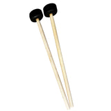 Maxbell 2Pcs Drumsticks Percussion Accs Multipurpose Wear Resistant for Hand Drum Black