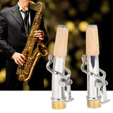 Maxbell 2Pcs Saxophone Replacement Neck Practical Direct Replaces Sturdy for Parts