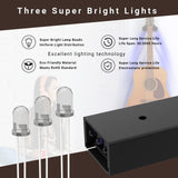 Maxbell LED Guitar Wall Mount Bracket Support Stand Display for Ukulele  Green Light