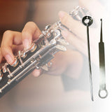 Maxbell Clarinet Reed Needle Tool Spring Hook for Saxophone Clarinet Woodwind Instrument Reed Needle and Cap