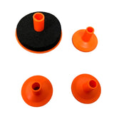 Maxbell Hi Hat Stand Cymbal Drum Set Kit Drum Percussion Accessories Cymbal Sleeves Orange