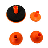 Maxbell Hi Hat Stand Cymbal Drum Set Kit Drum Percussion Accessories Cymbal Sleeves Orange