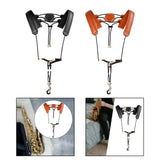 Maxbell Sax Harness Saxophone Strap Adults and Children Sax Bass Tenor Alto Black
