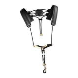 Maxbell Sax Harness Saxophone Strap Adults and Children Sax Bass Tenor Alto Black