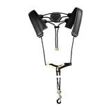 Maxbell Sax Harness Saxophone Strap Adults and Children Sax Bass Tenor Alto Black