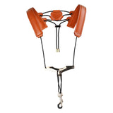 Maxbell Sax Harness Saxophone Strap Adults and Children Sax Bass Tenor Alto Brown