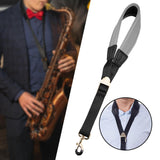 Maxbell Saxophone Neck Strap Thickened Pad Saxophone Shoulder Harness for Soprano Strap