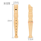 Maxbell Long Flute Chinese Musical Instrument 6 Hole for Beginners Birthday Gift