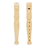 Maxbell Long Flute Chinese Musical Instrument 6 Hole for Beginners Birthday Gift