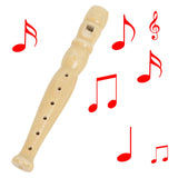 Maxbell Long Flute Chinese Musical Instrument 6 Hole for Beginners Birthday Gift