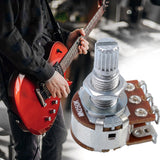 Maxbell Potentiometer Double Layer Potentiometer volume Control Pots for Guitar MN250K