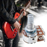 Maxbell Potentiometer Double Layer Potentiometer volume Control Pots for Guitar MN500K