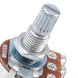Maxbell Potentiometer Double Layer Potentiometer volume Control Pots for Guitar MN500K