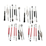 Maxbell Saxophones Repair Tool Durable Special Portable Accessories for Piccolo 7Pcs Black