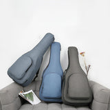 Maxbell 41 inch Guitar Gig Bag Bag Holder Sturdy Portable Extra Thicker for Folk Dark grey