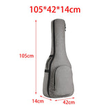 Maxbell 41 inch Guitar Gig Bag Bag Holder Sturdy Portable Extra Thicker for Folk Brown