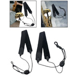 Maxbell Saxophone Neck Strap Breathable Comfortable Belt for Tenor Beginners Gifts Open Buckle