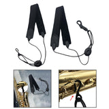 Maxbell Saxophone Neck Strap Breathable Comfortable Belt for Tenor Beginners Gifts Open Buckle