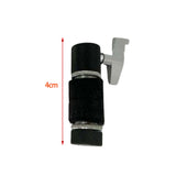 Maxbell Jazz Drum Clutch Pad Wear Resistant Cymbal Holder Fitments Practical Black