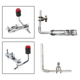 Maxbell Bass Drum Cowbell Holder Mounting Accessories Mount Clamp Replacement Extension Frame