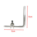 Maxbell Bass Drum Cowbell Holder Mounting Accessories Mount Clamp Replacement Support Rod