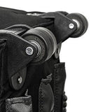 Maxbell Waterproof Drum Stand Bag with Wheels Handmade Drum Accs Case Weatherproof 100CM Black