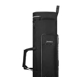 Maxbell Waterproof Drum Stand Bag with Wheels Handmade Drum Accs Case Weatherproof 105CM Black