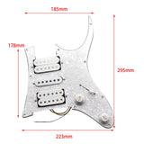 Maxbell Prewired Pickguard Electric Guitar Jacket Guitar Accessories for Replacement