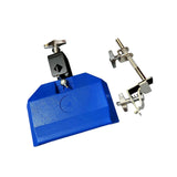 Maxbell High Pitched Cow Bell with Holder Clamp Percussion for Party Blue