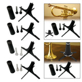 Maxbell Mouthpiece Set Professional Stable for Wind Instrument Beginner Replace Black Straight