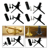 Maxbell Mouthpiece Set Professional Stable for Wind Instrument Beginner Replace Black Straight