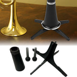 Maxbell Mouthpiece Set Professional Stable for Wind Instrument Beginner Replace Black Straight