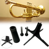 Maxbell Mouthpiece Set Professional Stable for Wind Instrument Beginner Replace Black Straight