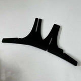 Maxbell Mouthpiece Set Professional Stable for Wind Instrument Beginner Replace Black Straight