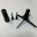 Maxbell Mouthpiece Set Professional Stable for Wind Instrument Beginner Replace Black Curved