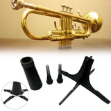 Maxbell Mouthpiece Set Professional Stable for Wind Instrument Beginner Replace Black Curved