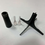 Maxbell Mouthpiece Set Professional Stable for Wind Instrument Beginner Replace Clear Curved