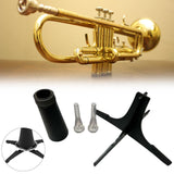 Maxbell Mouthpiece Set Professional Stable for Wind Instrument Beginner Replace Clear Curved
