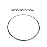 Maxbell Clear Round Shape Drum Head for Konka Drum Snare Drum Instrument Accessory 8inch