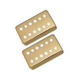 Maxbell 2Pcs Copper Guitar Pickup Cover for 6 Strings Electric Guitar Replacement Aureate