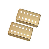 Maxbell 2Pcs Copper Guitar Pickup Cover for 6 Strings Electric Guitar Replacement Aureate