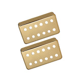 Maxbell 2Pcs Copper Guitar Pickup Cover for 6 Strings Electric Guitar Replacement Aureate