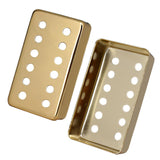 Maxbell 2Pcs Copper Guitar Pickup Cover for 6 Strings Electric Guitar Replacement Aureate