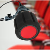 Maxbell Microphone Screen Acoustic Sponge for Radio Studio Outdoor Performance  Standard Red