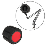 Maxbell Microphone Screen Acoustic Sponge for Radio Studio Outdoor Performance  Standard Red