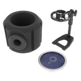 Maxbell Microphone Screen Acoustic Sponge for Radio Studio Outdoor Performance Mic Sponge+Holder