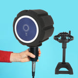 Maxbell Microphone Screen Acoustic Sponge for Radio Studio Outdoor Performance Mic Sponge+Holder
