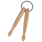 Maxbell Drumstick Keychain Wood Keychain Gadget for Birthday mother Day