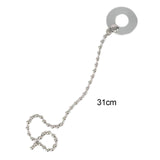 Maxbell Replacement Cymbal Chain Rack Drum Fitments Wear Resistant Mounts Hardware Argent