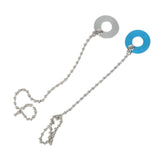 Maxbell Replacement Cymbal Chain Rack Drum Fitments Wear Resistant Mounts Hardware Argent